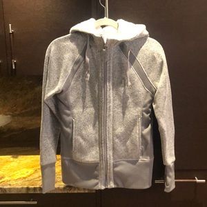 Ideology Sherpa-lined Zip Sweatshirt~xs